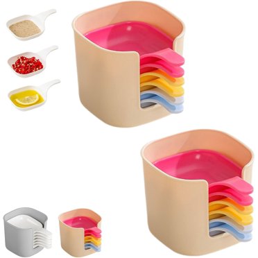 Dipping Sauce Plate And Holder Set, Dipping Sauce Plate Set, Vinegar