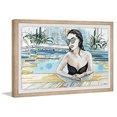 thumbnail image 1 of Dipping in the Pool Framed Painting Print, 1 of 5