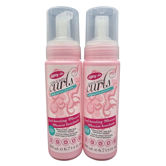 Dippity-do Girls with Curls Enhancing Mousse 6.7 Oz (Pack of 2)