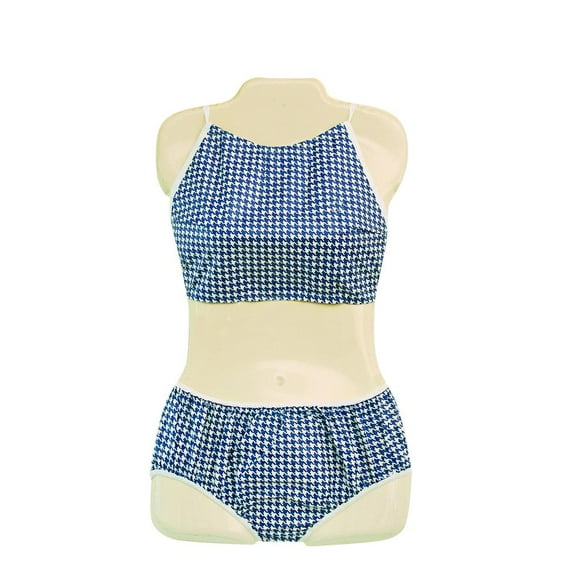 Dipsters Girls\' Bibb-Top Bikini Patientwear, Large
