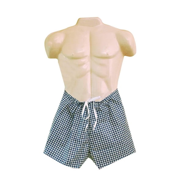 Dipsters patientwear, men\'s tie-waist shorts, medium