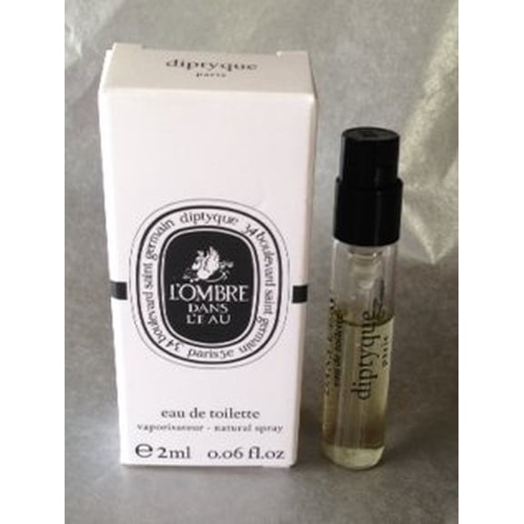 Diptyque L'Ombre Dans L'Eau Eau de Toilette Spray .06 oz Sample NEW!
