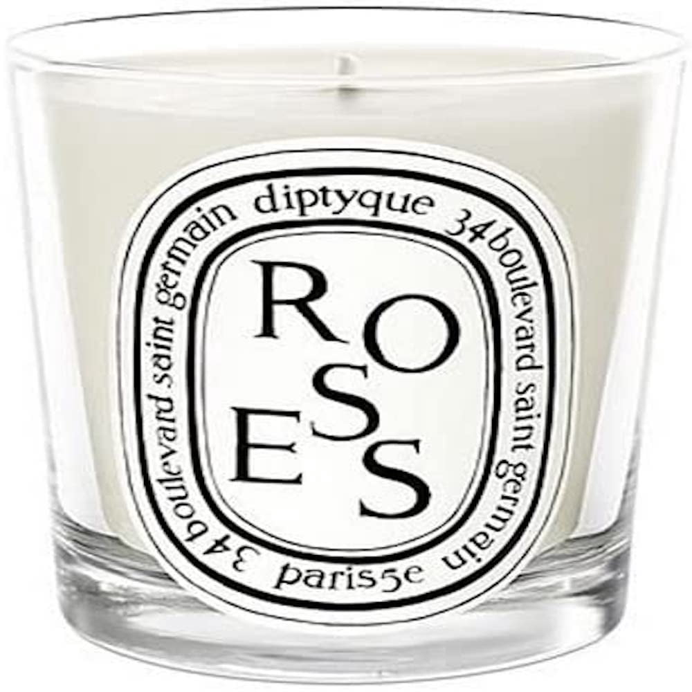 Diptyque Roses Scented Candle - 6.5 Oz, Handmade With Fragrance Of Blooming Garden Roses