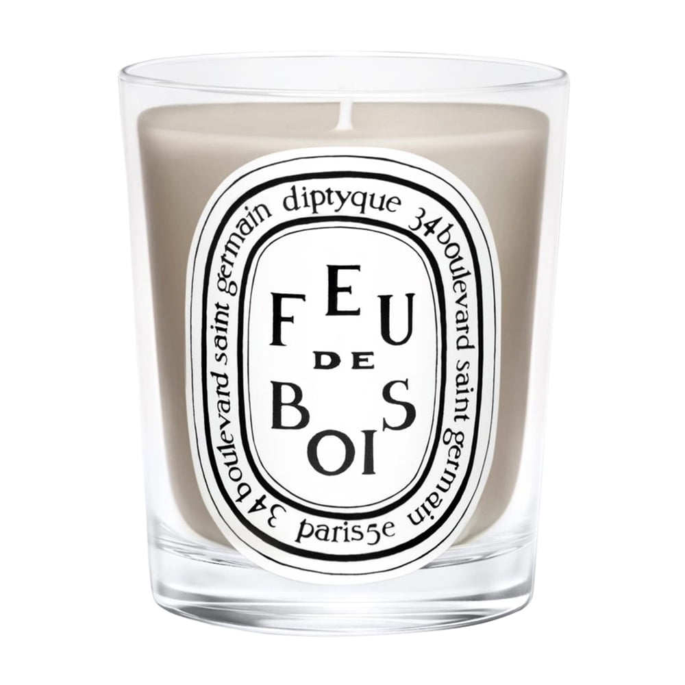 Luxurious Black Feu De Bois 6.5 oz Scented Candle
