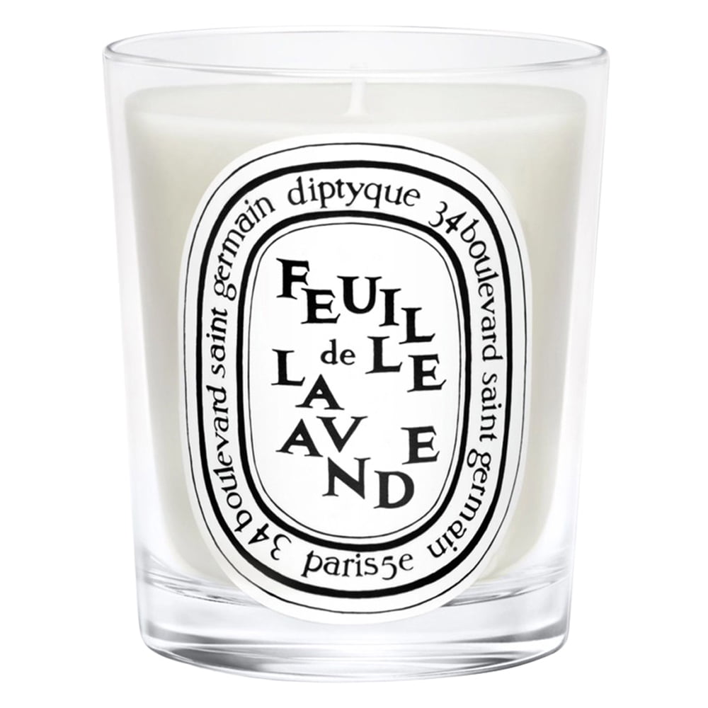 Green and Lavender Scented Candle for Summer Gifts