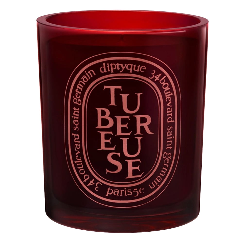 Red Tubereuse Scented Jar Candle, 28 oz