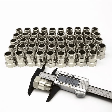 Diranditric Oxygen Sensor Steel Connector 1900UN20X50 32mm 1.25in 50 Pcs