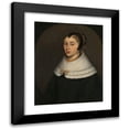 thumbnail image 1 of Dirck Craey 20x24 Black Modern Framed Museum Art Print Titled - Portrait of a Woman, Thought to Be Catharina Kettingh, Wife of Bartholomeus Vermuyden (1650), 1 of 5