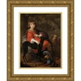 thumbnail image 1 of Dirck Dircksz. van Santvoort 19x24 Gold Ornate Framed and Double Matted Museum Art Print Titled - Portrait of Martinus Alewijn (1644), 1 of 4