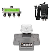 DirecTV متوافق مع D SWM3 LNB Reverse Band مع 21V Power 4 -Way Splitter 4K 99 101 103 Sats
