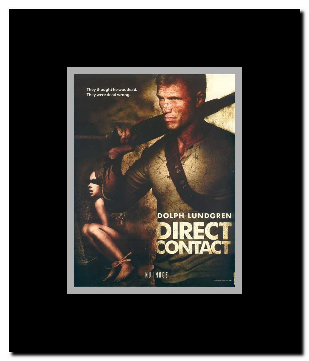 Direct Contact Framed Movie Poster