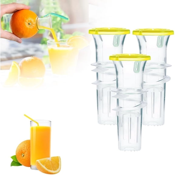 Direct-Core Citrus Extraction Tap - Screw-In Lemon Pourer Spout with Fresh-Seal Cap, Manual Juice Extractor Valve for Salads & Cocktails