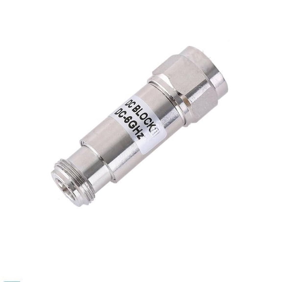 Direct Current Block on Inner Conductors 50Ohm N Male to N Female RFCoaxial Block
