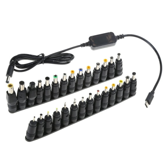 Direct Current Power Supply Adapters Wall PlugChargerPD5V-12V-20V to Direct Current Power Cord Type C for Laptops