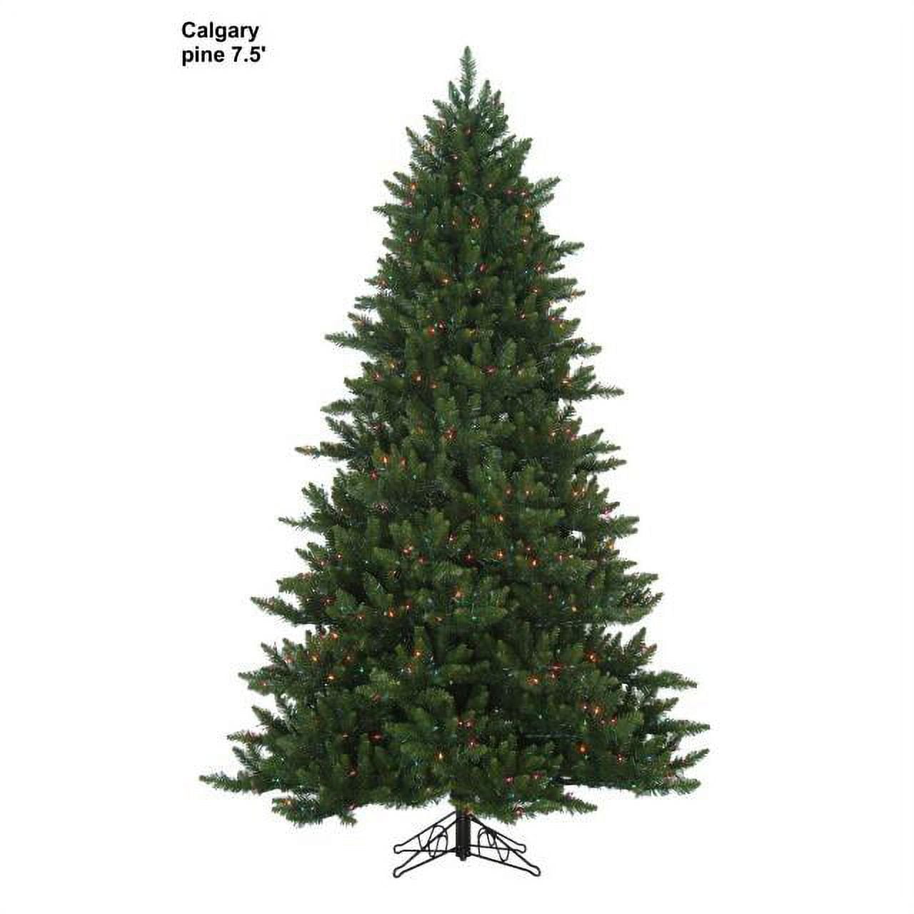 Direct Export 7.5' Calgary Prelit Artificial Christmas Tree with EZ