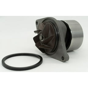 Direct Fit A77703 Water Pump for Case Backhoe 570LXT Diesel Tractor - Coolant Pump with Gasket - Primed, Painted - With Pulley - Meets or Exceeds OEM Spec