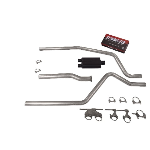 Direct Fit Dodge Ram 1500 Truck 19-25 2.5" Dual Exhaust Kit Flowmaster Super 40 No Tips Rear Exit