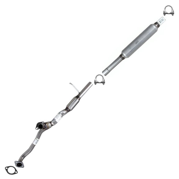 Northeastern Exhaust Front Pipe & Resonator Pipe Fits 2011-2018 Ford Explorer 3.5L - Direct Fit | Stainless Steel System Kit