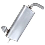 Northeastern Exhaust Muffler Fits 2007-2011 Jeep Wrangler 3.8L - Direct Fit | Stainless Steel | Clamp