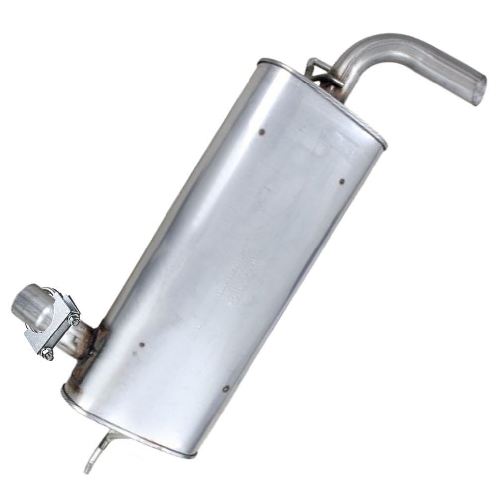 Stainless Steel Exhaust Muffler Fits 2007-2011 Jeep Wrangler 3.8L - Direct Fit