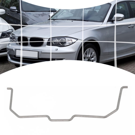 Direct Fit Front Headlight Bracket for BMW 1 E81 Model 63126924671 Rugged Silver-Tone Metal Structure