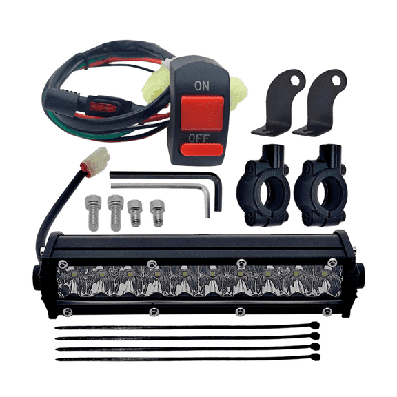 Direct Fit LED Headlight Bar Kit - Plug & Play Installation for Honda CRF110F CRF125F CRF250F Dirt Bikes