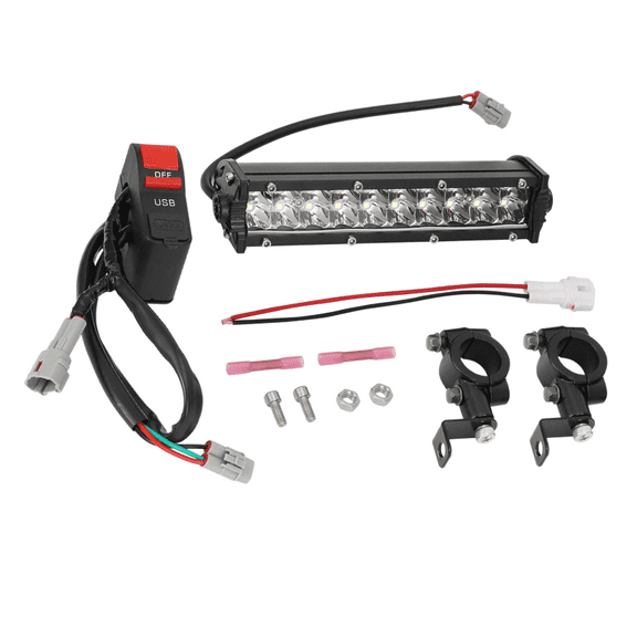 Direct Fit LED Headlight Kit with On/Off Switch Compatible with Yamaha Raptor 50 80 90 125 250 350 700 ATV Models