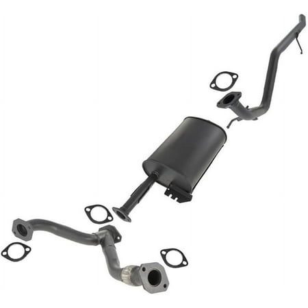 Northeastern Exhaust Stainless Steel Y-Pipe, Muffler & Tail Pipe Fits 1998–2002 Honda Passport 3.2L SUV Federal Emissions – Direct Fit