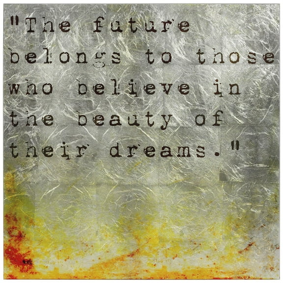 Direct Future Reverse Printed Tempered Glass with Silver Leaf 24.00" x 24.00" Painting Art Prints, by Empire Art