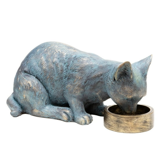 Direct Gardening Thisty Kitty Garden Statue