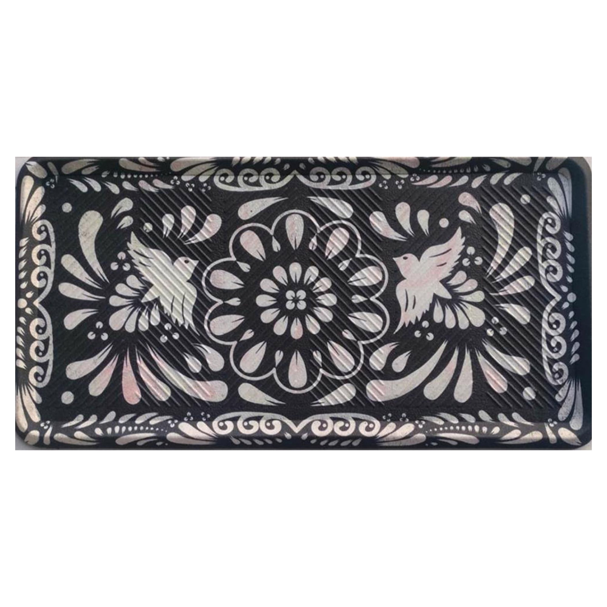 Direct Home Textiles Goup 32 in. W X 16 in. L Black Polypropylene/Rubber Boot Tray