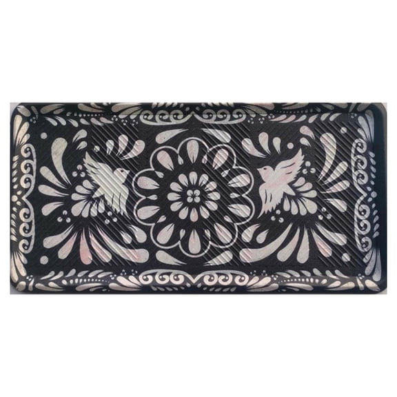 Direct Home Textiles Goup 32 in. W X 16 in. L Black Polypropylene/Rubber Boot Tray