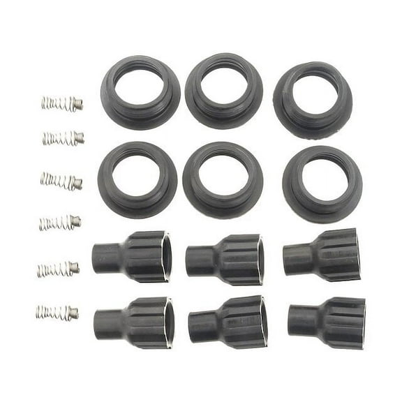 Direct Ignition Coil Boot Kit - Compatible with 2010 - 2018 Chevy Traverse 3.6L V6 2011 2012 2013 2014 2015 2016 2017