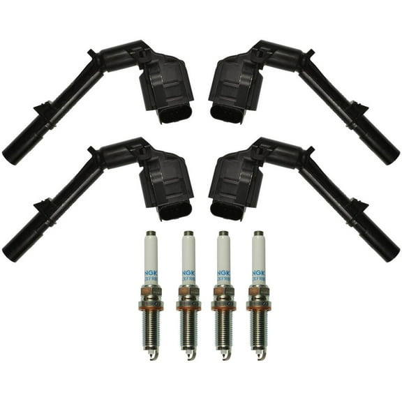Direct Ignition Coil & Laser Iridium Spark Plugs For Infiniti Q50 2.0L 2016-2019
