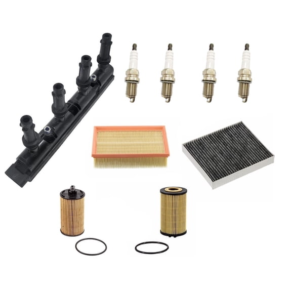 Direct Ignition Coil Platinum Spark Plugs Tune Up for 13-17 Chevrolet Trax 1.4L