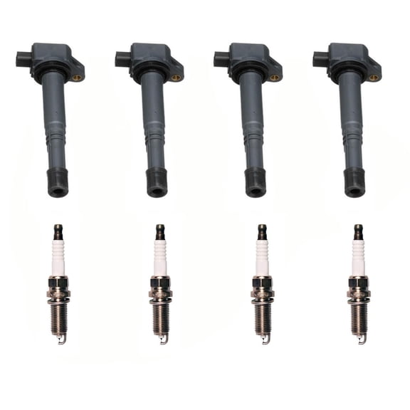 Direct Ignition Coil & Spark Plugs Fits 2012-2015 Civic 2.4L 2008-12 Accord 2.4L