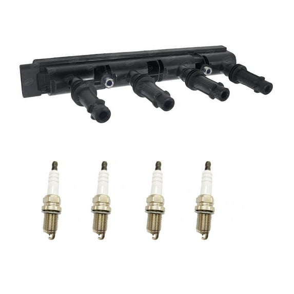 Direct Ignition Coil With Platinum Spark Plugs for 13-17 Chevrolet Trax 1.4L