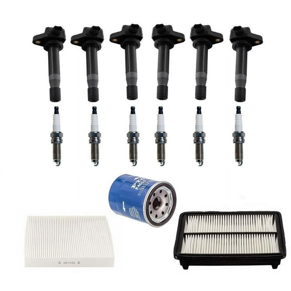 Direct Ignition Coils & Iridium Spark Plugs 15PC Kit for 08-15 Honda Accord 3.5L