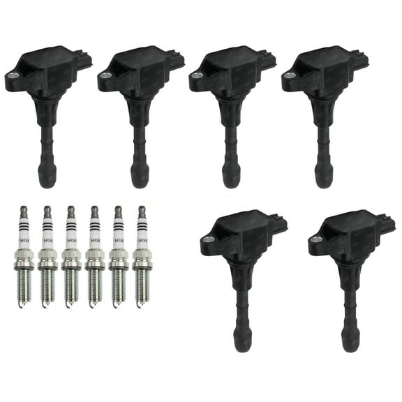 Direct Ignition Coils & Iridium Spark Plugs For 2008-2012 Infiniti EX35 3.5L