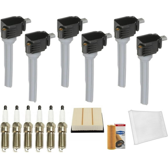 Direct Ignition Coils Spark Plugs Tune Up Kit For Ford F-150 2.7L 2015-2017