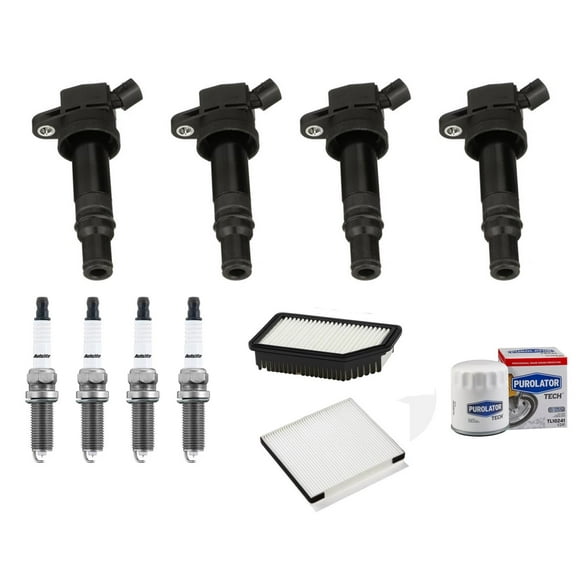 Direct Ignition Coils Spark Plugs Tune Up for 2012-2017 Hyundai Accent 1.6L