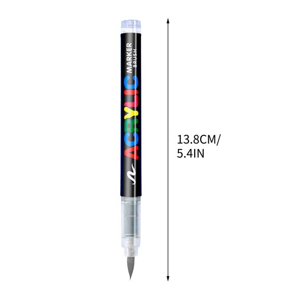 Direct Liquid Soft Head Acrylic Marker Pen, for Campus Drawing Graffiti and Art Creation, No Press Marker for Continuous Ink Painting Use