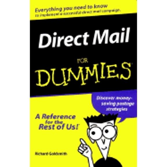 Pre-Owned Direct Mail for Dummies (Paperback) by Richard Goldsmith