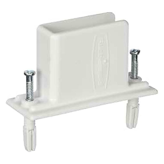 Direct Mount Non-Adjustable Closet System Closet Organizer Tool White 25-count