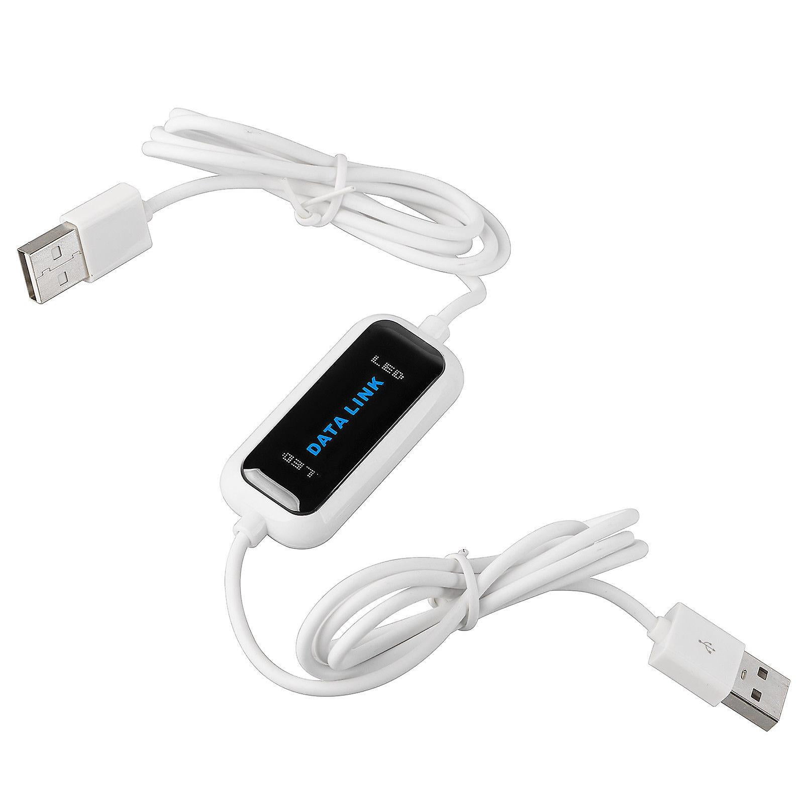 Direct Pc To Pc Two Computer File Transfer Sync Data Link Usb Cable