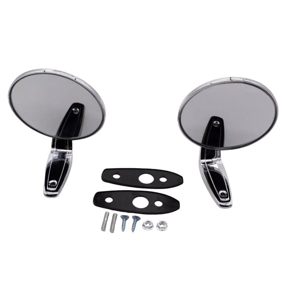 Direct Replacement Chrome Mirrors for Dodge & Plymouth 1967-1975 Left & Right Pair