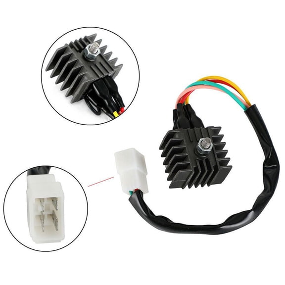 Direct Replacement Electrical Component Accessories, 1PC 31700-107-782 6V Regulator Rectifier, Plug And Play