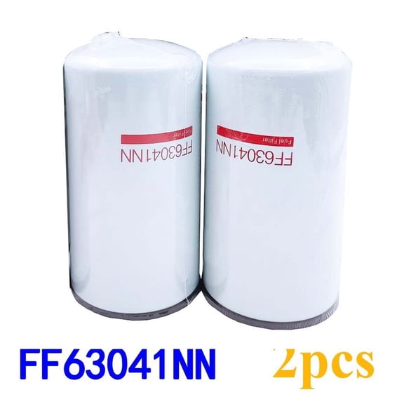 Direct Replacement Fuel Filter Compatible with Cummins B6.7 L9 in Blue Bird Vision Thomas Saf-T-Liner HDX International HV507, Replaces 5526400 FF63041NN, 2-Pack