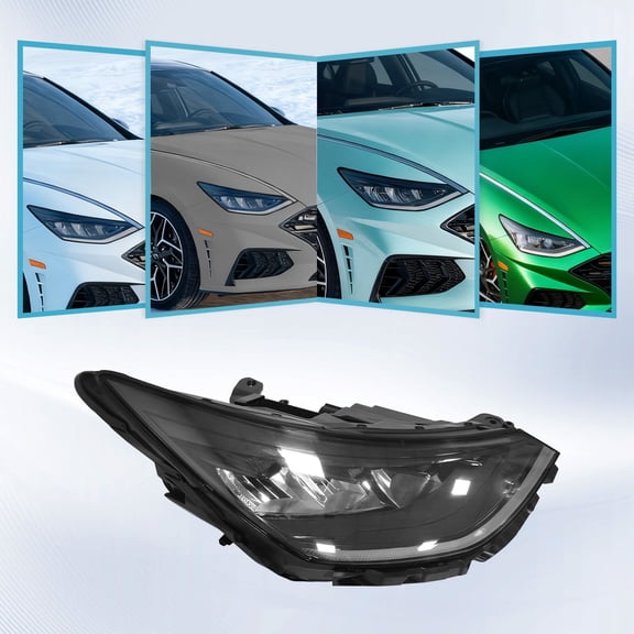 Direct Replacement Passenger Side FULL LED Headlight Right Lamp For 2020 2021 2022 Hyundai Sonata