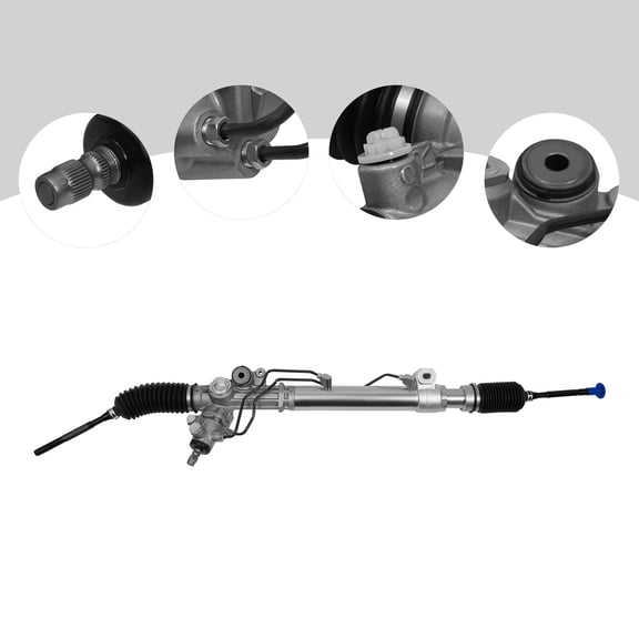Direct Replacement Power Steering Rack & Pinion Assembly for 2003-2009 Lexus GX470 Toyota 4Runner OE Number 44200-35061 Heavy-Duty Aluminum & Iron Construction, Reliable Steering Control